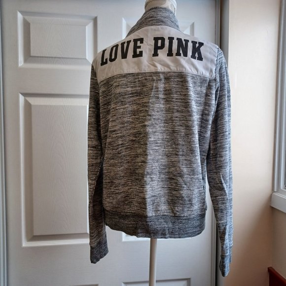 LOVE PINK Victoria's Secret 1/2 zip long sleeved shirt (3006 - Picture 4 of 8